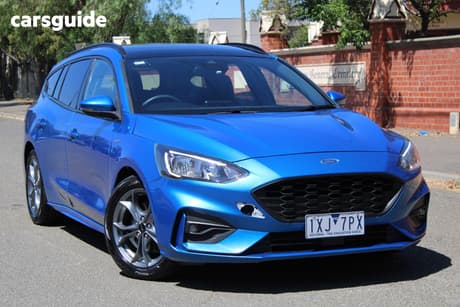 Blue 2020 Ford Focus SUV ST-LINE