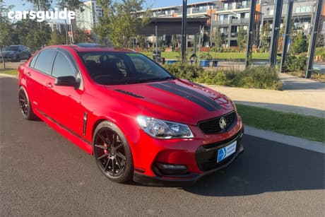 Red 2016 Holden Commodore Sedan Ss-V Redline