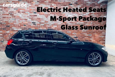 Black 2017 BMW 120I Hatchback M Sport