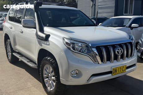 White 2016 Toyota Landcruiser Prado Wagon Vx (4X4)