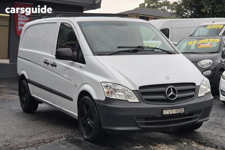 White 2014 Mercedes-Benz Vito Van 113Cdi Swb