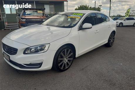 White 2016 Volvo S60 Sedan T5 Luxury