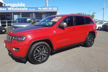 Red 2017 Jeep Grand Cherokee Wagon Trailhawk (4X4)