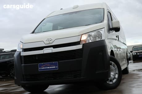White 2025 Toyota HiAce Bus Slwb Commuter (12 Seats)