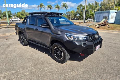 Grey 2019 Toyota Hilux Double Cab Pick Up Rugged X (4X4)