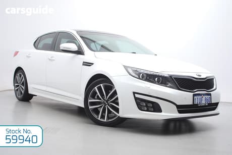 White 2014 Kia Optima Sedan Platinum