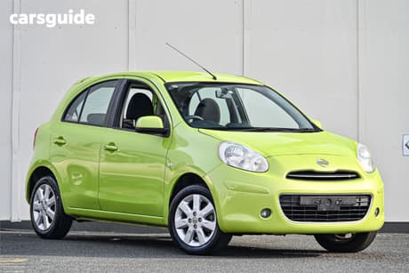 Green 2010 Nissan Micra Hatchback Ti
