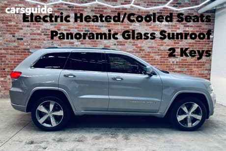 Grey 2015 Jeep Grand Cherokee Wagon Overland (4X4)