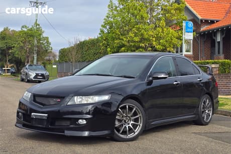 Black 2006 Honda Accord Euro R Sedan SEDAN