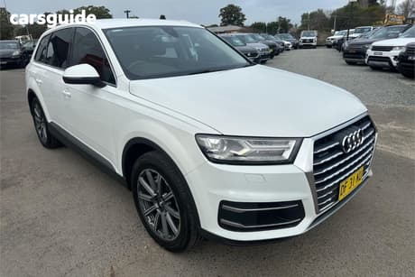 White 2016 Audi Q7 Wagon 3.0 Tdi Quattro (160Kw)