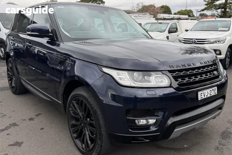 Blue 2013 Land Rover Range Rover Sport SUV TDV6 SE 4X4