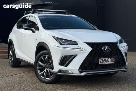 White 2018 Lexus NX300H Wagon F Sport Hybrid (Awd)