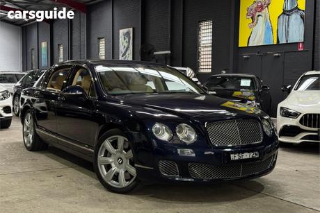 Blue 2011 Bentley Continental Sedan Flying Spur