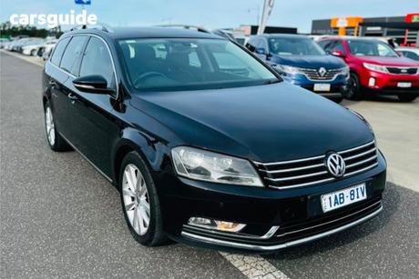 Black 2013 Volkswagen Passat Wagon 130 Tdi Highline