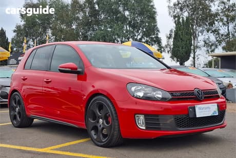 Red 2013 Volkswagen Golf Hatchback Gti