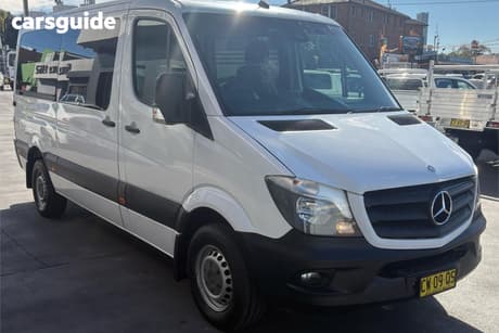 White 2015 Mercedes-Benz Sprinter Van 316Cdi Mwb