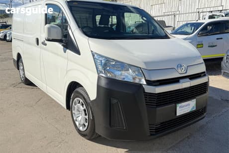 White 2020 Toyota HiAce Van Lwb