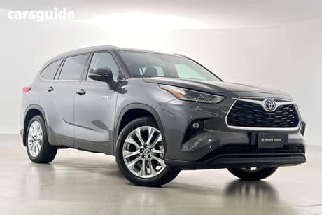 Silver 2024 Toyota Kluger Wagon Grande Hybrid Awd