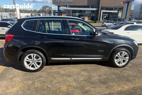 Black 2015 BMW X3 Wagon Xdrive 20I