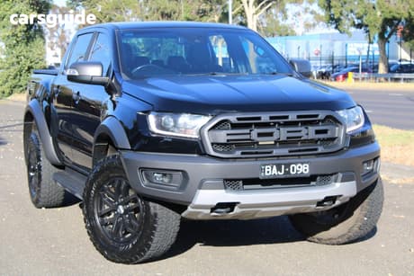 Black 2019 Ford Ranger Double Cab Pick Up Raptor 2.0 (4X4)