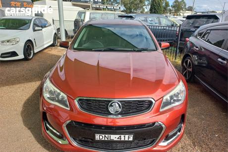 Red 2016 Holden Commodore Sedan Sv6