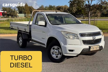 White 2012 Holden Colorado Cab Chassis Lx (4X2)