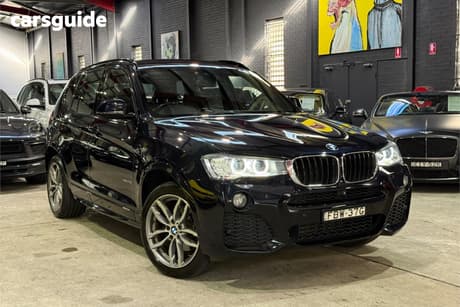 Black 2016 BMW X3 Wagon Xdrive 20D