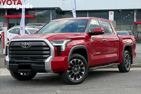 Red 2024 Toyota Tundra Dual Cab Pick-up Limited