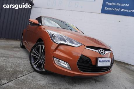 Orange 2016 Hyundai Veloster Coupe