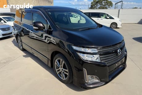 Black 2012 Nissan Elgrand SUV HIGHWAY STAR