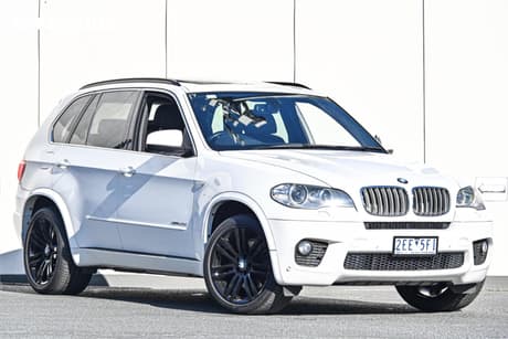 White 2011 BMW X5 Wagon Xdrive 40D Sport