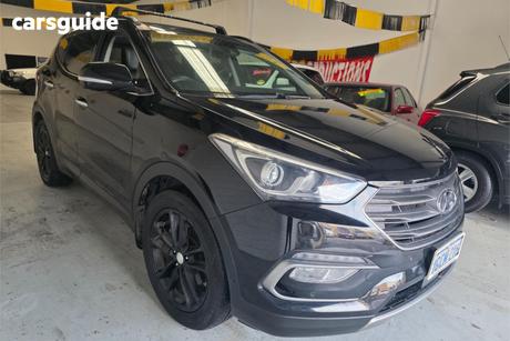 Black 2016 Hyundai Santa FE Wagon Highlander Crdi (4X4)