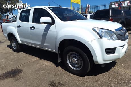 White 2015 Isuzu D-MAX Crew Cab Utility Sx Hi-Ride (4X2)
