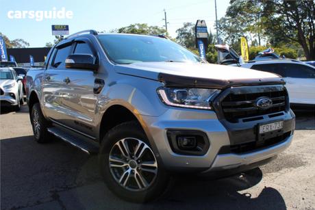 Silver 2022 Ford Ranger Double Cab Pick Up Wildtrak 3.2 (4X4)