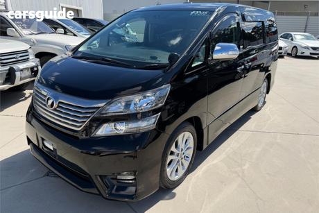 Black 2011 Toyota Vellfire SUV ANH20W