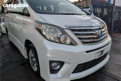 White 2012 Toyota Alphard SUV X (HYBRID) AYH30