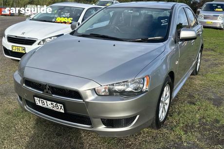 Silver 2013 Mitsubishi Lancer Sedan Lx