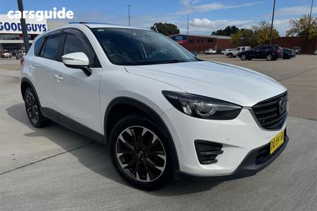 White 2015 Mazda CX-5 Wagon Akera (4X4)
