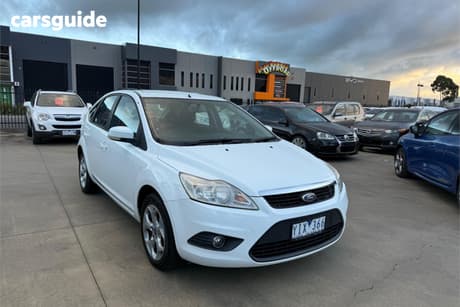 White 2011 Ford Focus Hatchback Lx