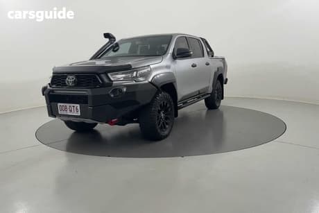 Silver 2021 Toyota Hilux Double Cab Pick Up Rugged X (4X4)