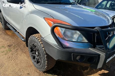 Silver 2012 Mazda BT-50 Dual Cab Utility Xt (4X2)