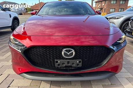 Red 2025 Mazda 3 Hatchback G20 Pure