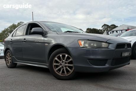 Grey 2010 Mitsubishi Lancer Hatchback Es Sportback