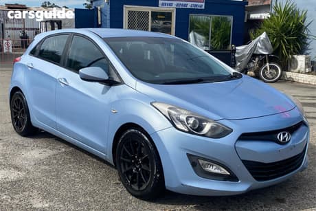 Blue 2012 Hyundai I30 Hatchback Active