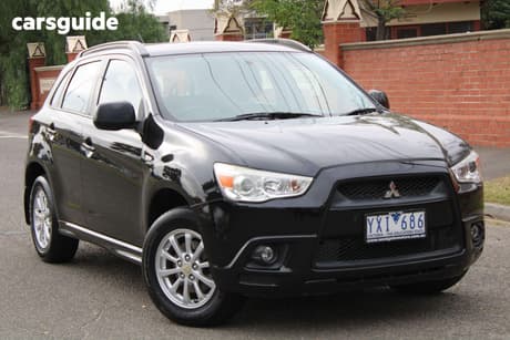 Black 2012 Mitsubishi ASX Wagon (2Wd)