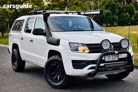 White 2019 Volkswagen Amarok Dual Cab Utility Tdi420 Core Plus (4X4)