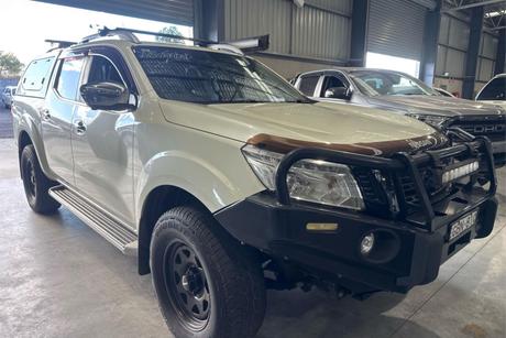 White 2018 Nissan Navara Dual Cab Utility St-X (4X4)