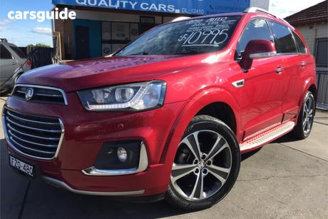 Red 2016 Holden Captiva Wagon 7 Lt (Awd)