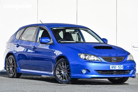 Blue 2008 Subaru Impreza Hatchback Wrx (Awd)