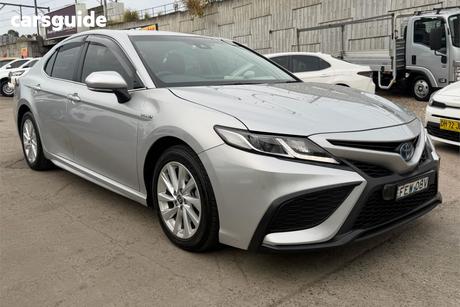 Silver 2023 Toyota Camry Sedan Ascent Sport Hybrid